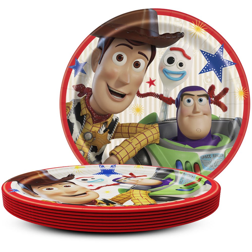 9 inch TOY STORY 4 ROUND DINNER PLATES (8 PK)