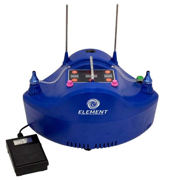 CYCLONE - DIGITAL PRECISION INFLATOR WITH DOUBLE STUFFING TOOL (BLUE)