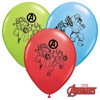 Qualatex 11 inch MARVEL'S AVENGERS Latex Balloons 95434-PB