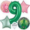 Wicked Elphaba and Glinda Foil Balloon Bouquet 9th Birthday