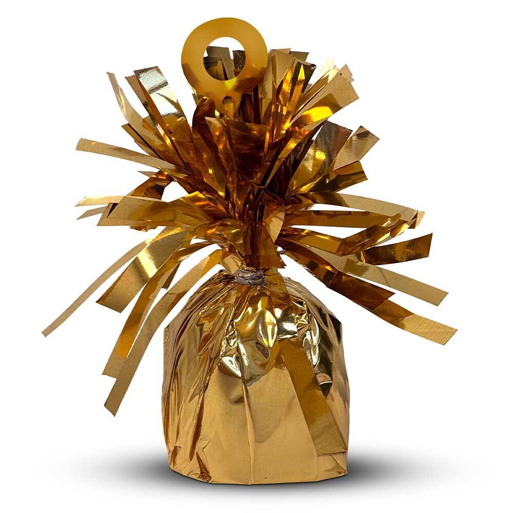 6 oz. FOIL BALLOON WEIGHT - ANTIQUE GOLD