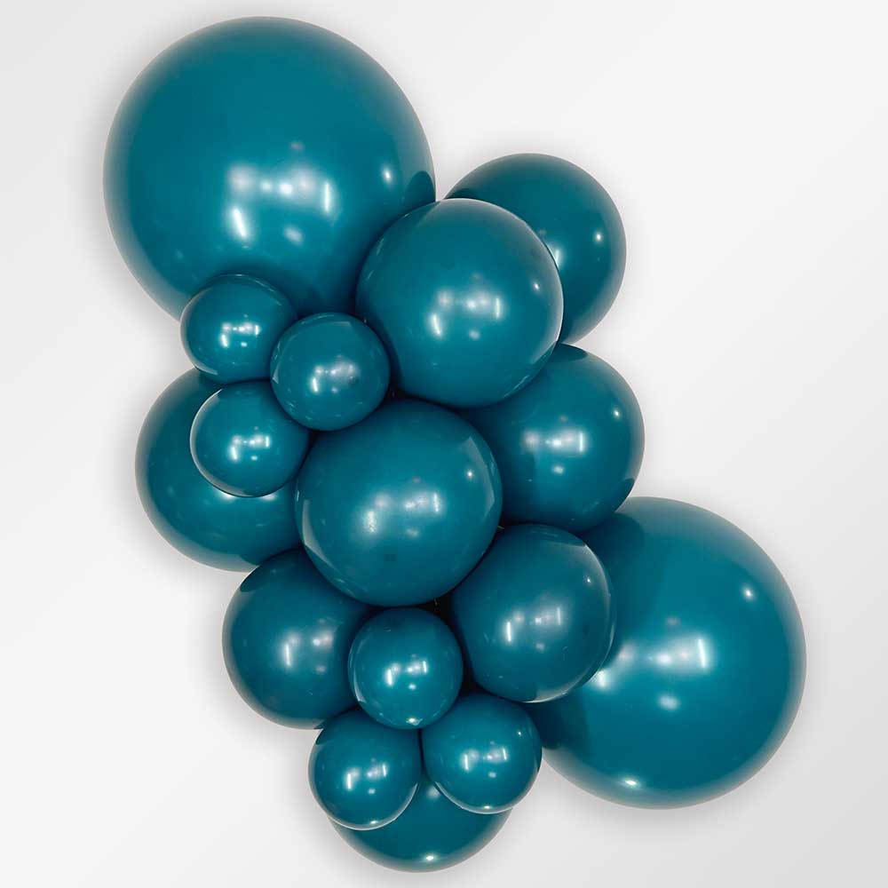 Sempertex 5 inch SEMPERTEX DELUXE DEEP TEAL Latex Balloons 51529-B