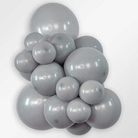 Sempertex 5 inch SEMPERTEX DELUXE GREY Latex Balloons 51033-B