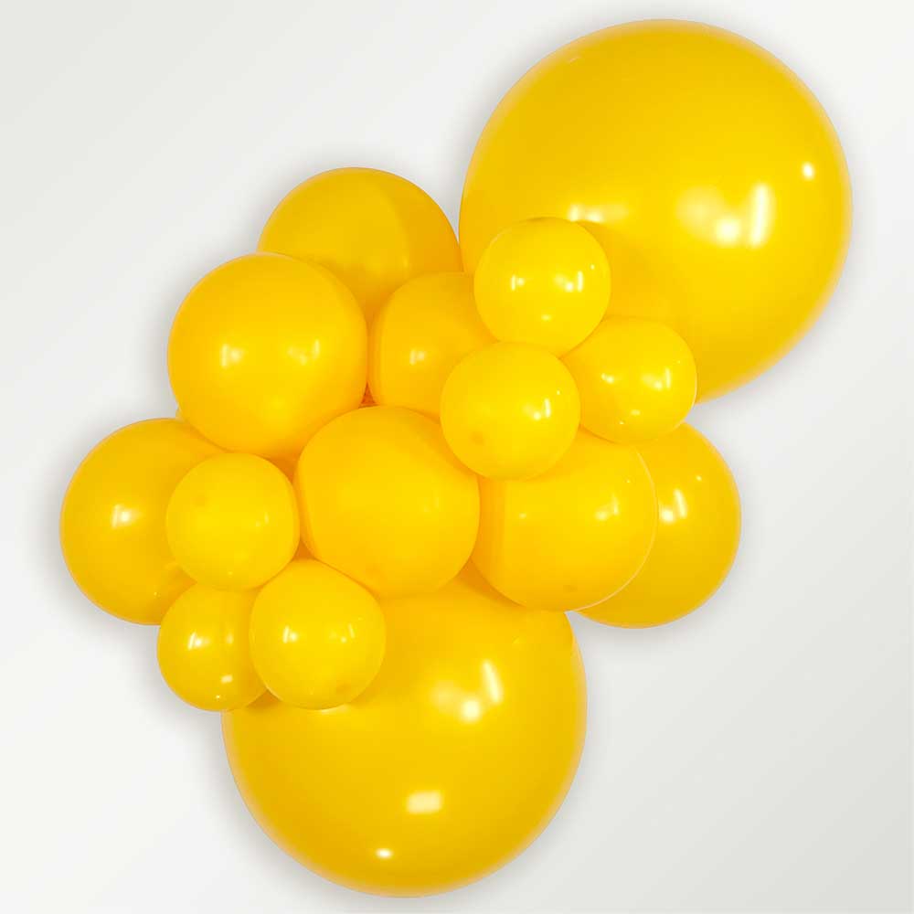 Sempertex 18 inch SEMPERTEX DELUXE HONEY YELLOW Latex Balloons 55526-B