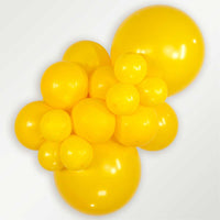 Sempertex 18 inch SEMPERTEX DELUXE HONEY YELLOW Latex Balloons 55526-B