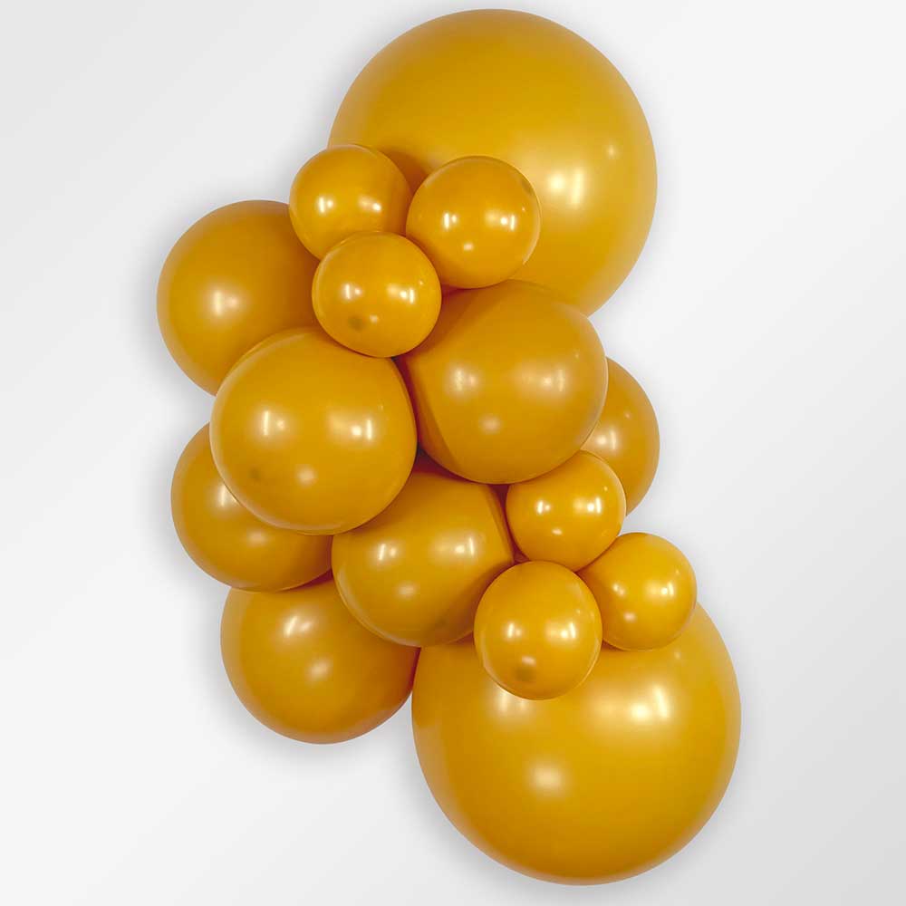 Sempertex 24 inch SEMPERTEX DELUXE MUSTARD Latex Balloons 59369-B