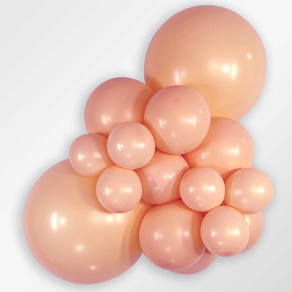 Sempertex 18 inch SEMPERTEX DELUXE PEACH-BLUSH Latex Balloons 55029-B
