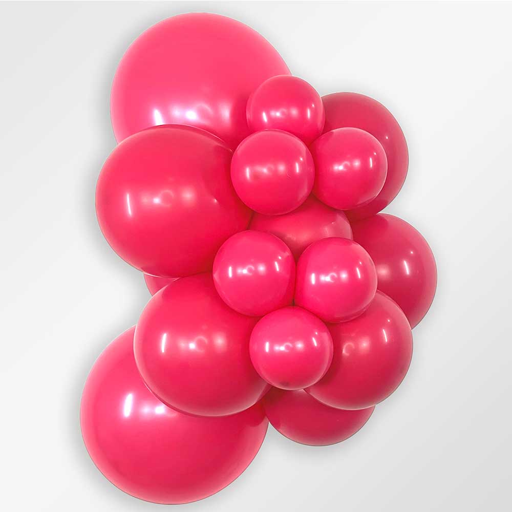 Sempertex 5 inch SEMPERTEX DELUXE RASPBERRY Latex Balloons 51180-B