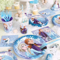 Unique FROZEN RECTANGULAR PLASTIC TABLE COVER 54 inch X 84 inch Table Covers 77303-UN