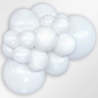 Sempertex 36 inch SEMPERTEX FASHION WHITE Latex Balloons 56002P2-B