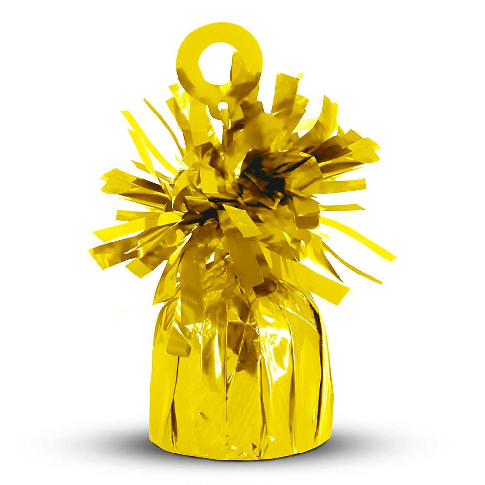 6 oz. FOIL BALLOON WEIGHT - GOLD