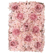 Party Brands 24 inch HYDRANGEA FLOWER PANEL - LIGHT MAUVE Silk Flowers 400253-PB