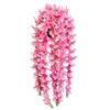 Party Brands 32 inch HANGING ORCHID BUSH - PINK Silk Flowers 400217-PB