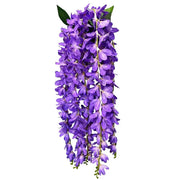 Party Brands 32 inch HANGING ORCHID BUSH - LAVENDER Silk Flowers 400222-PB