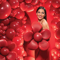 Sempertex 24 inch SEMPERTEX DELUXE IMPERIAL RED Latex Balloons 59525-B