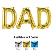 Northstar 16 inch DAD - NORTHSTAR LETTERS KIT (AIR-FILL ONLY) Foil Balloon