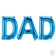 Northstar 16 inch DAD NORTHSTAR LETTERS KIT - BLUE (AIR-FILL ONLY) Foil Balloon KT-400040-N