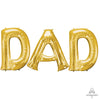 Anagram 34 inch DAD - ANAGRAM LETTERS KIT Foil Balloon KT-400047-A