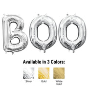 Anagram 16 inch BOO - ANAGRAM LETTERS KIT (AIR-FILL ONLY) Foil Balloon