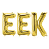 Northstar 16 inch EEK - NORTHSTAR LETTERS KIT (AIR-FILL ONLY) Foil Balloon KT-400442-N-P