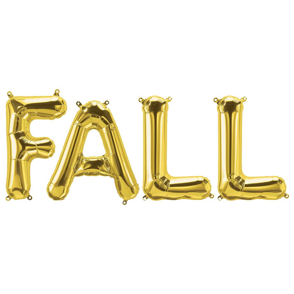 Northstar 16 inch FALL - NORTHSTAR LETTERS KIT (AIR-FILL ONLY) Foil Balloon KT-400456-N-P