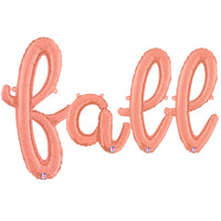 Betallic FALL - BETALLIC SCRIPT LETTERS KIT (AIR-FILL ONLY) Foil Balloon KT-400460-B-P