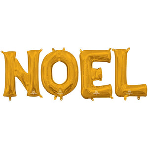 Anagram 16 inch NOEL - ANAGRAM LETTERS KIT (AIR-FILL ONLY) Foil Balloon KT-400508-A-P