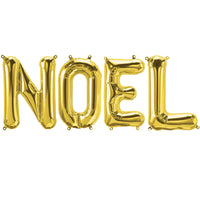 Northstar 16 inch NOEL - NORTHSTAR LETTERS KIT (AIR-FILL ONLY) Foil Balloon KT-400511-N-P