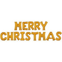 Anagram 34 inch MERRY CHRISTMAS - ANAGRAM LETTERS KIT Foil Balloon KT-400527-A-P