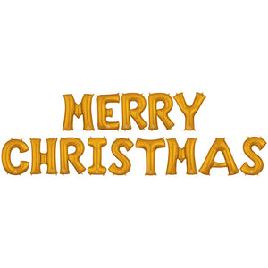 Anagram 34 inch MERRY CHRISTMAS - ANAGRAM LETTERS KIT Foil Balloon KT-400527-A-P