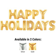 Betallic 40 inch HAPPY HOLIDAYS - MEGALOON LETTERS KIT Foil Balloon