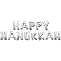 Anagram 16 inch HAPPY HANUKKAH - ANAGRAM LETTERS KIT (AIR-FILL ONLY) Foil Balloon KT-400543-A-P