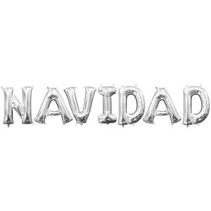 Anagram 16 inch NAVIDAD - ANAGRAM LETTERS KIT (AIR-FILL ONLY) Foil Balloon KT-400555-A-P