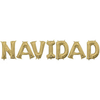 Anagram 16 inch NAVIDAD - ANAGRAM LETTERS KIT (AIR-FILL ONLY) Foil Balloon KT-400557-A-P