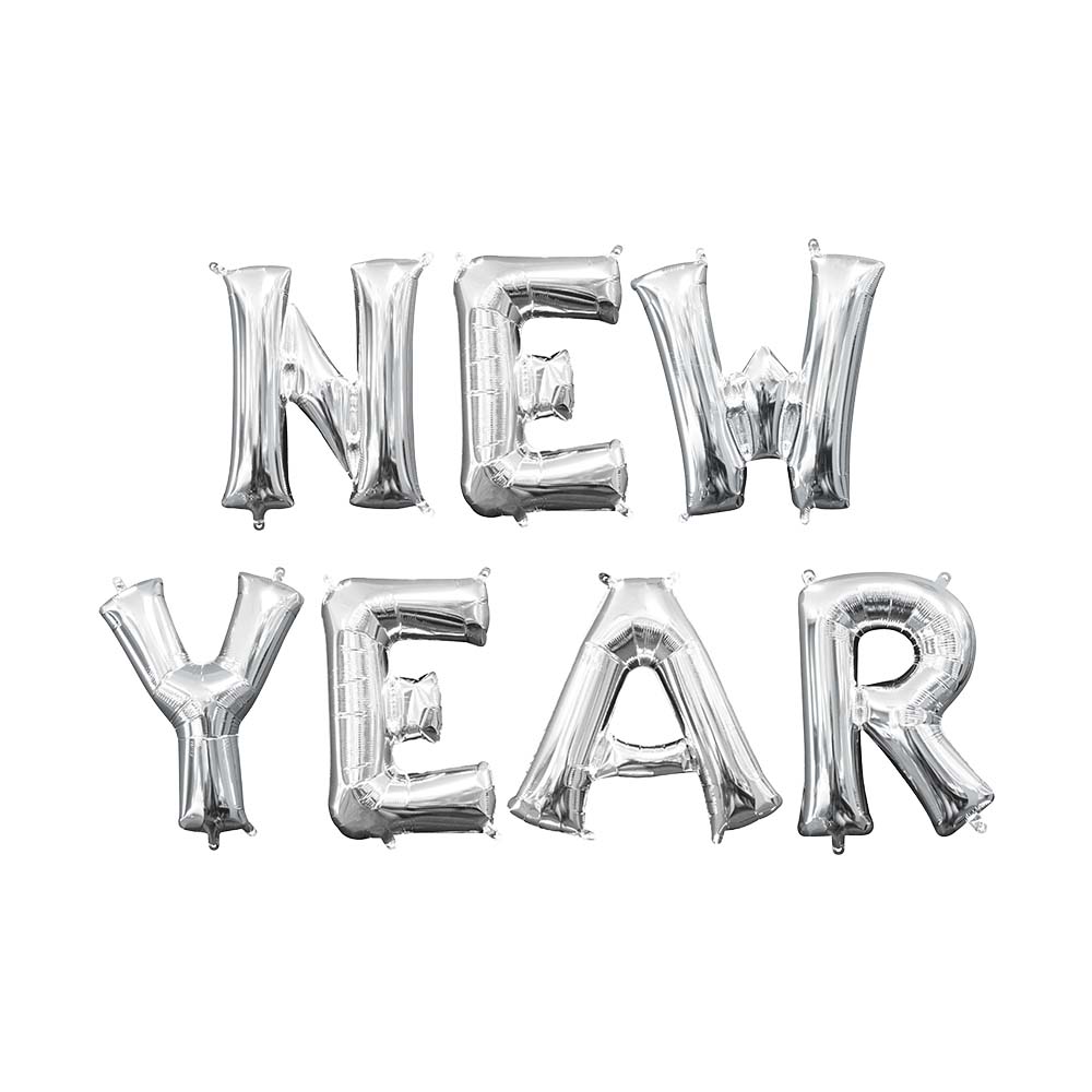 Anagram 16 inch NEW YEAR - ANAGRAM LETTERS KIT (AIR-FILL ONLY) Foil Balloon KT-400583-A-P