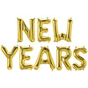 Northstar 16 inch NEW YEARS - NORTHSTAR LETTERS KIT (AIR-FILL ONLY) Foil Balloon KT-400588-N-P