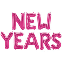 Northstar 16 inch NEW YEARS - NORTHSTAR LETTERS KIT (AIR-FILL ONLY) Foil Balloon KT-400591-N-P