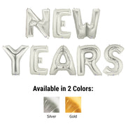 Betallic 40 inch NEW YEARS - MEGALOON LETTERS KIT Foil Balloon