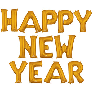 Anagram 34 inch HAPPY NEW YEAR - ANAGRAM LETTERS KIT Foil Balloon KT-400628-A-P