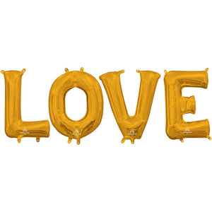 Anagram 16 inch LOVE - ANAGRAM LETTERS KIT (AIR-FILL ONLY) Foil Balloon KT-400635-A-P