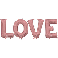 Anagram 16 inch LOVE - ANAGRAM LETTERS KIT (AIR-FILL ONLY) Foil Balloon KT-400637-A-P