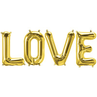 Northstar 16 inch LOVE - NORTHSTAR LETTERS KIT (AIR-FILL ONLY) Foil Balloon KT-400639-N-P
