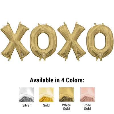 Anagram 16 inch XOXO - ANAGRAM LETTERS KIT (AIR-FILL ONLY) Foil Balloon