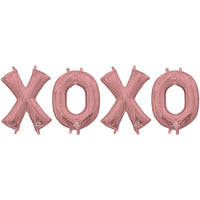 Anagram 16 inch XOXO - ANAGRAM LETTERS KIT (AIR-FILL ONLY) Foil Balloon KT-400652-A-P