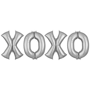 Anagram 34 inch XOXO - ANAGRAM LETTERS KIT Foil Balloon KT-400660-A-P