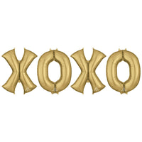 Anagram 34 inch XOXO - ANAGRAM LETTERS KIT Foil Balloon KT-400663-A-P