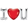 Northstar 16 inch I (HEART) U - NORTHSTAR LETTERS KIT (AIR-FILL ONLY) Foil Balloon KT-400668-N-P