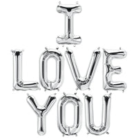 Northstar 16 inch I LOVE YOU - NORTHSTAR LETTERS KIT (AIR-FILL ONLY) Foil Balloon KT-400684-N-P
