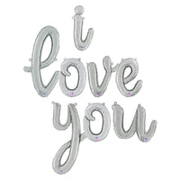 Betallic I LOVE YOU - BETALLIC SCRIPT LETTERS KIT (AIR-FILL ONLY) Foil Balloon KT-400688-B-P