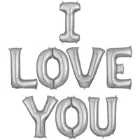 Anagram 34 inch I LOVE YOU - ANAGRAM LETTERS KIT Foil Balloon KT-400691-A-P